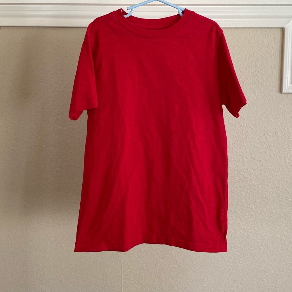 Boys Cat & Jack Solid Red Tee